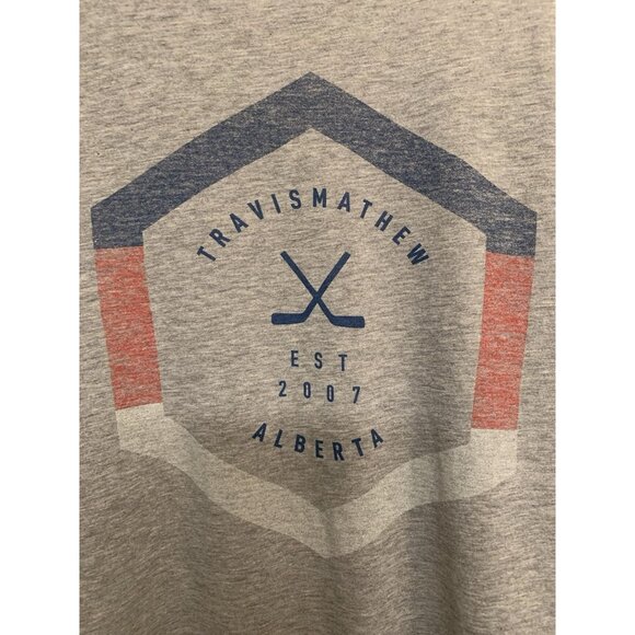 Travis Matthew Grey T-shirt XXL 100%‎ Pima Cotton - Picture 4 of 8